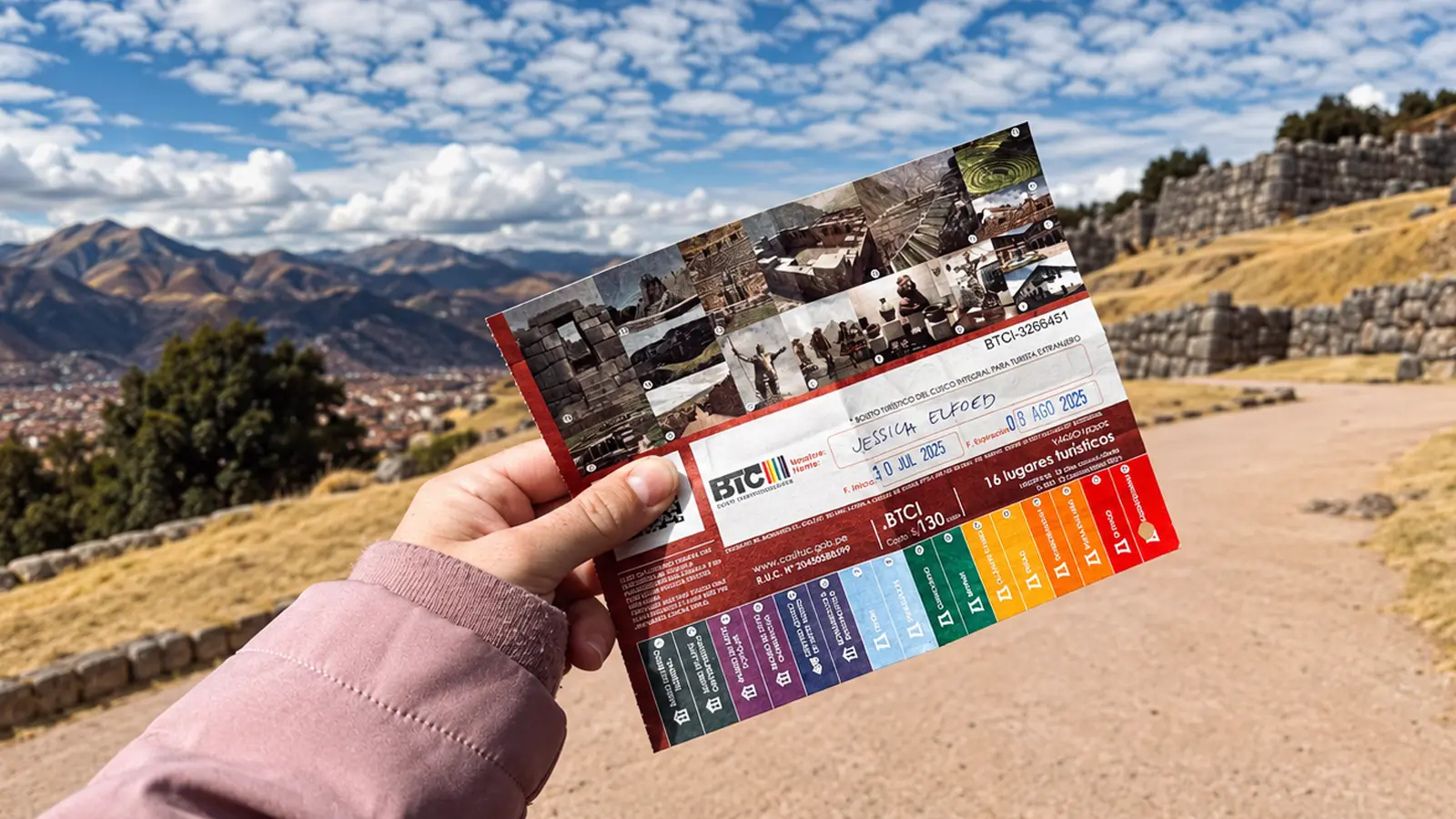 Boleto Turístico para los sitios del Valle Sagrado